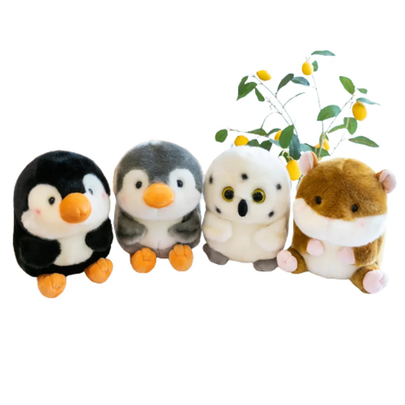 

18CM Kawaii Panda Rabbit Hamster Penguin Plush Toys Baby Stuffed Simulation Animal Soft Doll Cute Stuffed Toys For Children Gift