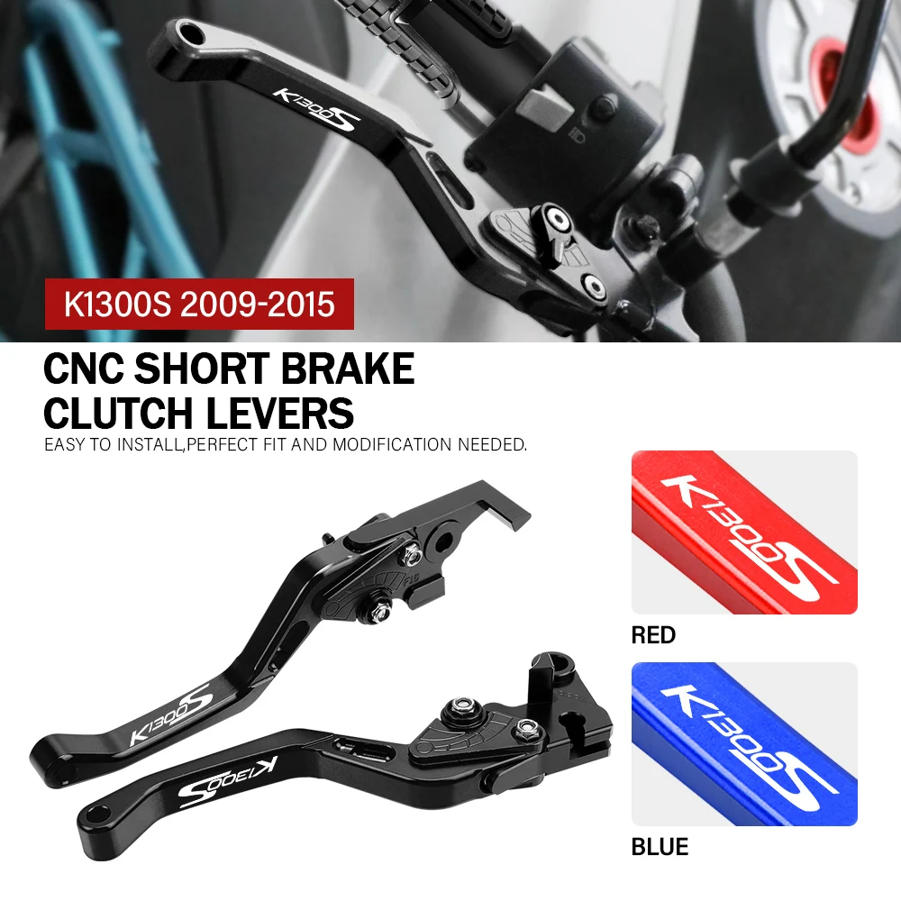 

For BMW K1300S 2009 2010 2011 2012 2013 2014 2015 Motorcycle Accessories CNC Short Brake Clutch Levers LOGO