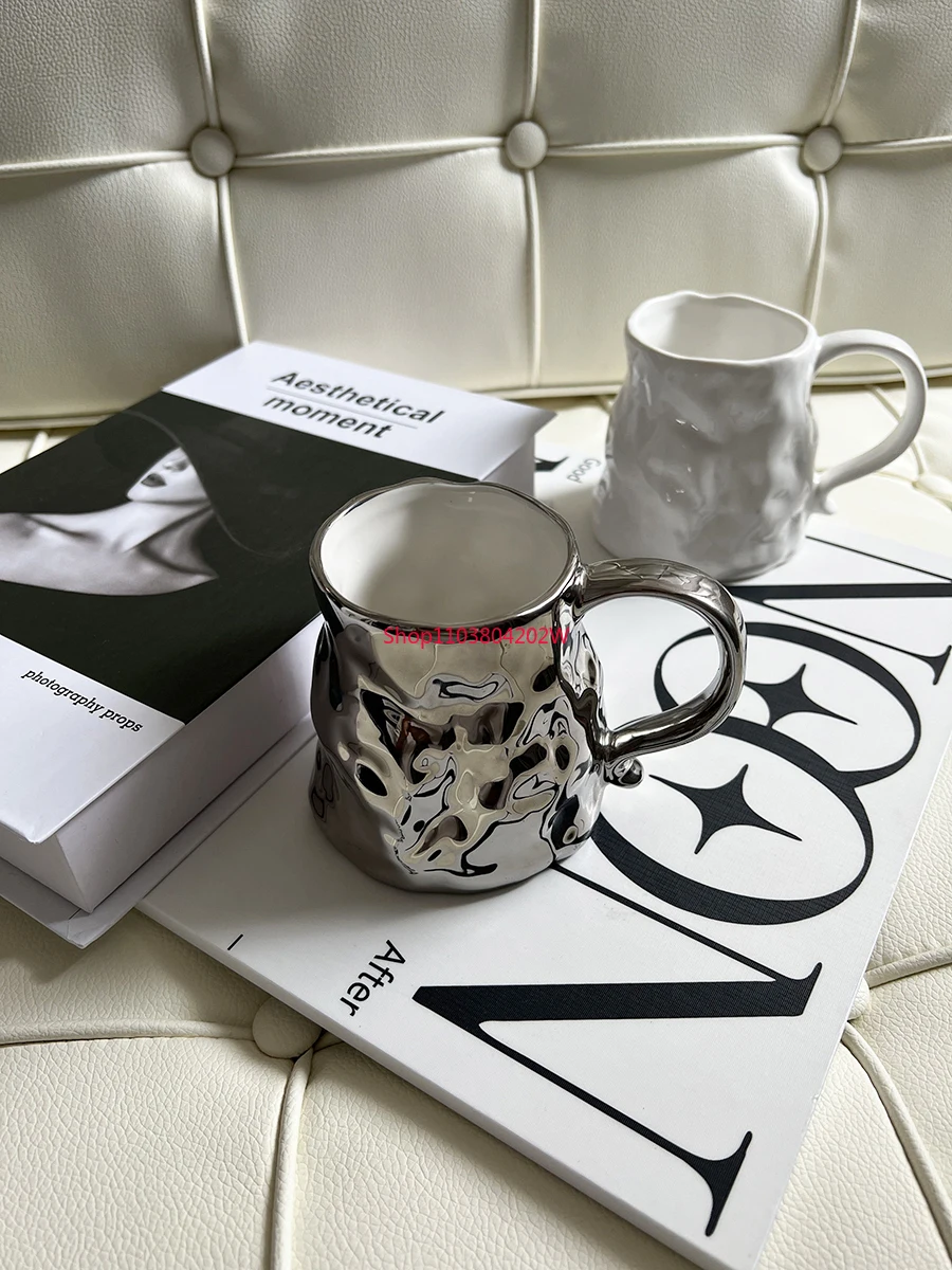 

Роскошная керамическая чашка с ручной росписью State Life Ins светильник, Посеребренная кружка, Высококачественная кофейная чашка, Офисная чашка для воды