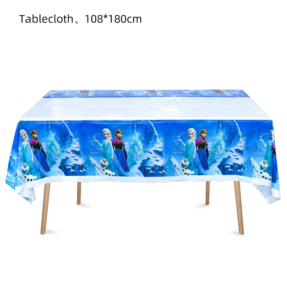Party Supplies Disney Frozen Disposable Tablecloth for Birthday Party