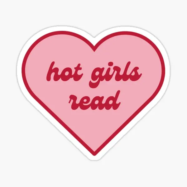 Hot Girls Read Kindle Stickers Stickers for Laptop Wall Funny Art Water Bottles Decor Cute Home Print Luggage Anime Window