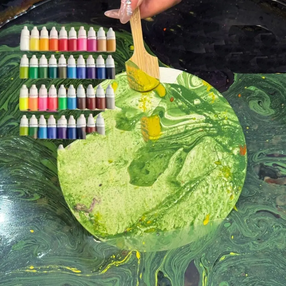 Summer Paint Fan Acrylic Paint DIY Materials Funny Hand-painted Drift Paint Auxiliary Material Stationery Art Decor Gift