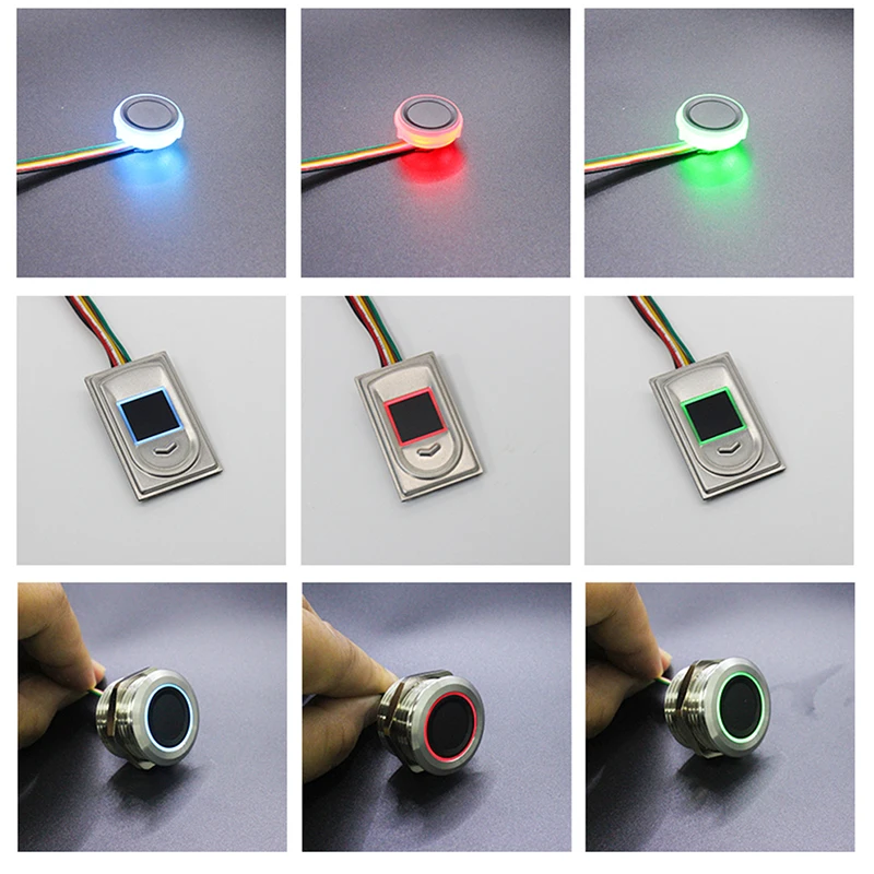 V2 Fingerprint Relay Identification Control Module DC7V-30V Multiple Adjustable Modes