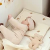 Korean Ins Style Baby Embroidered Bear Pillow Breathable Sweat-absorbent Cotton Pillow Baby Cute Pillow 2