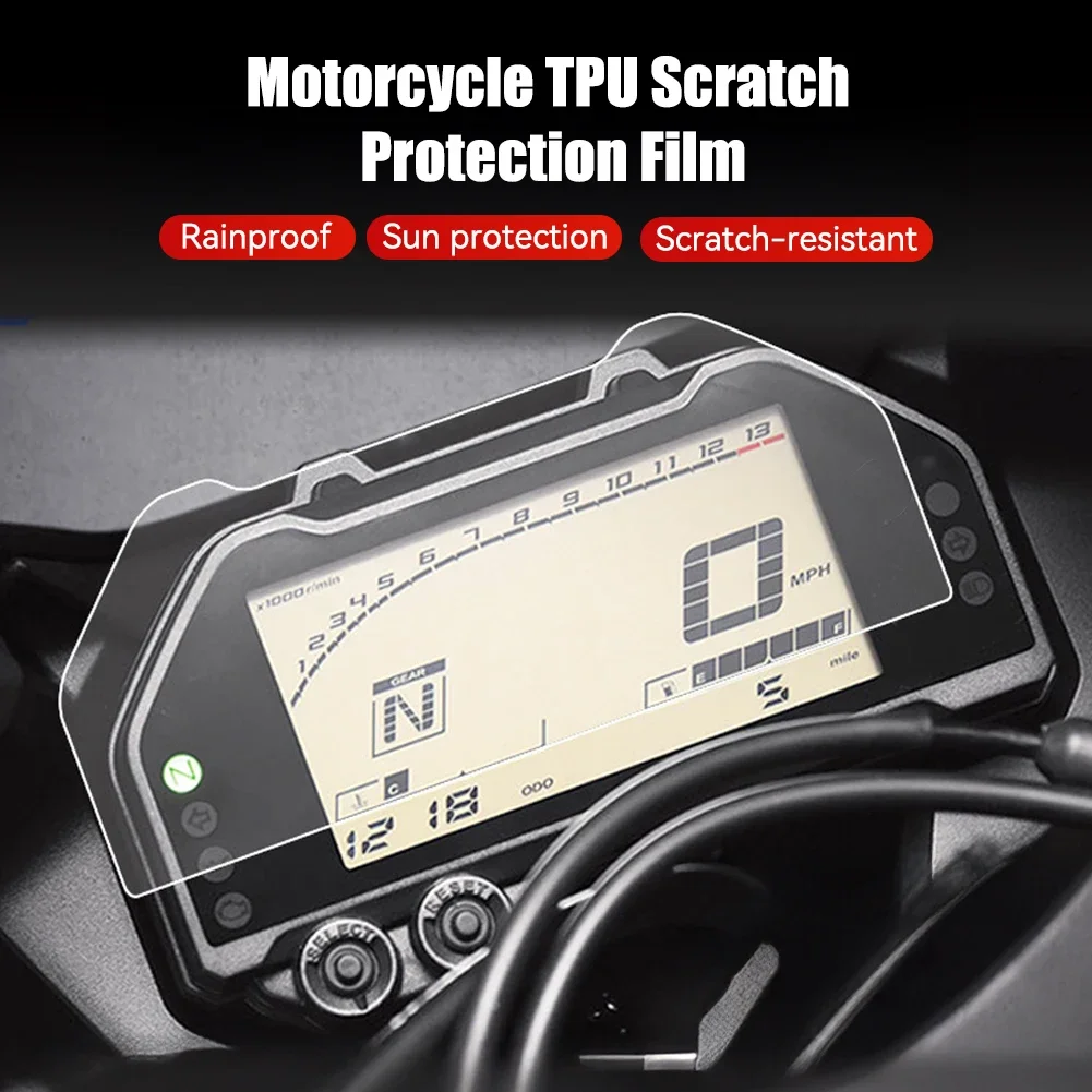 Motorcycle Cluster Scratch Protection Film Screen Scratch Protection Film Dashboard For Yamaha MT-03 MT-25 R3 R25 MT03 -