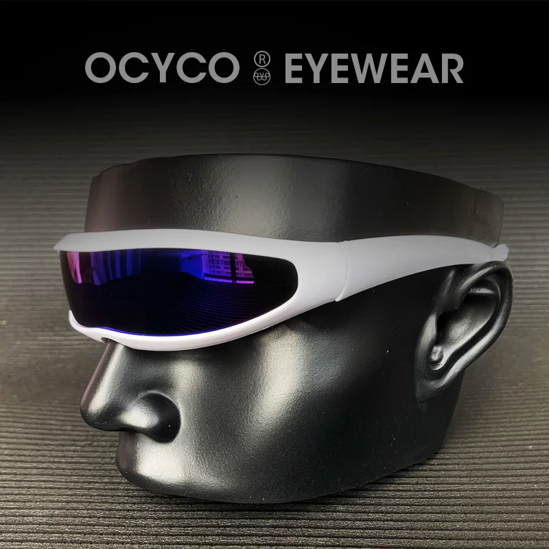 

2024 Cool X-men Sunglasses Men Women Brand Designer Special Memory Materials Laser Cyclops Travel Shield Sun Glasses UV400
