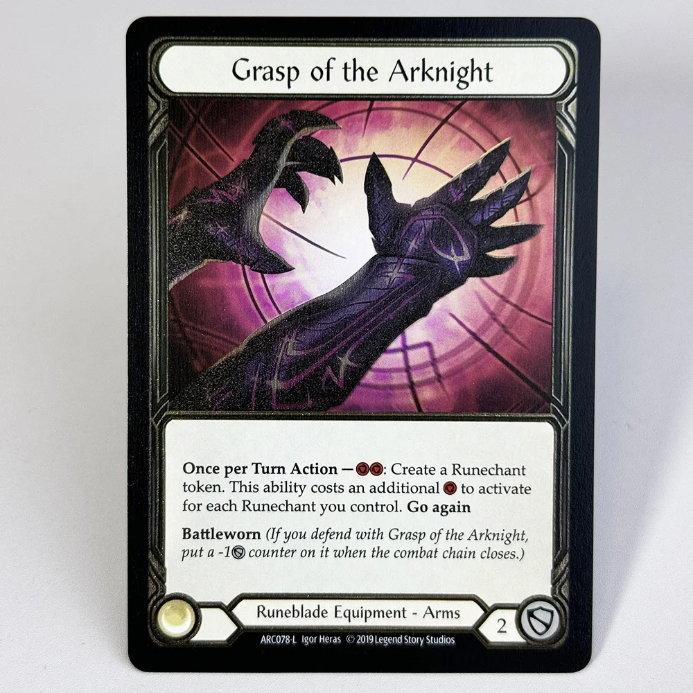 FAB COLD FOIL TCG Card Proxy DIY Game Cards Grasp of the Arknight