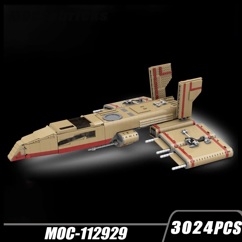 

MOC-112929 Spaces Military Series Wars Starfighter Building Block Assembly Toys Originality Education Children Christmas Gifts