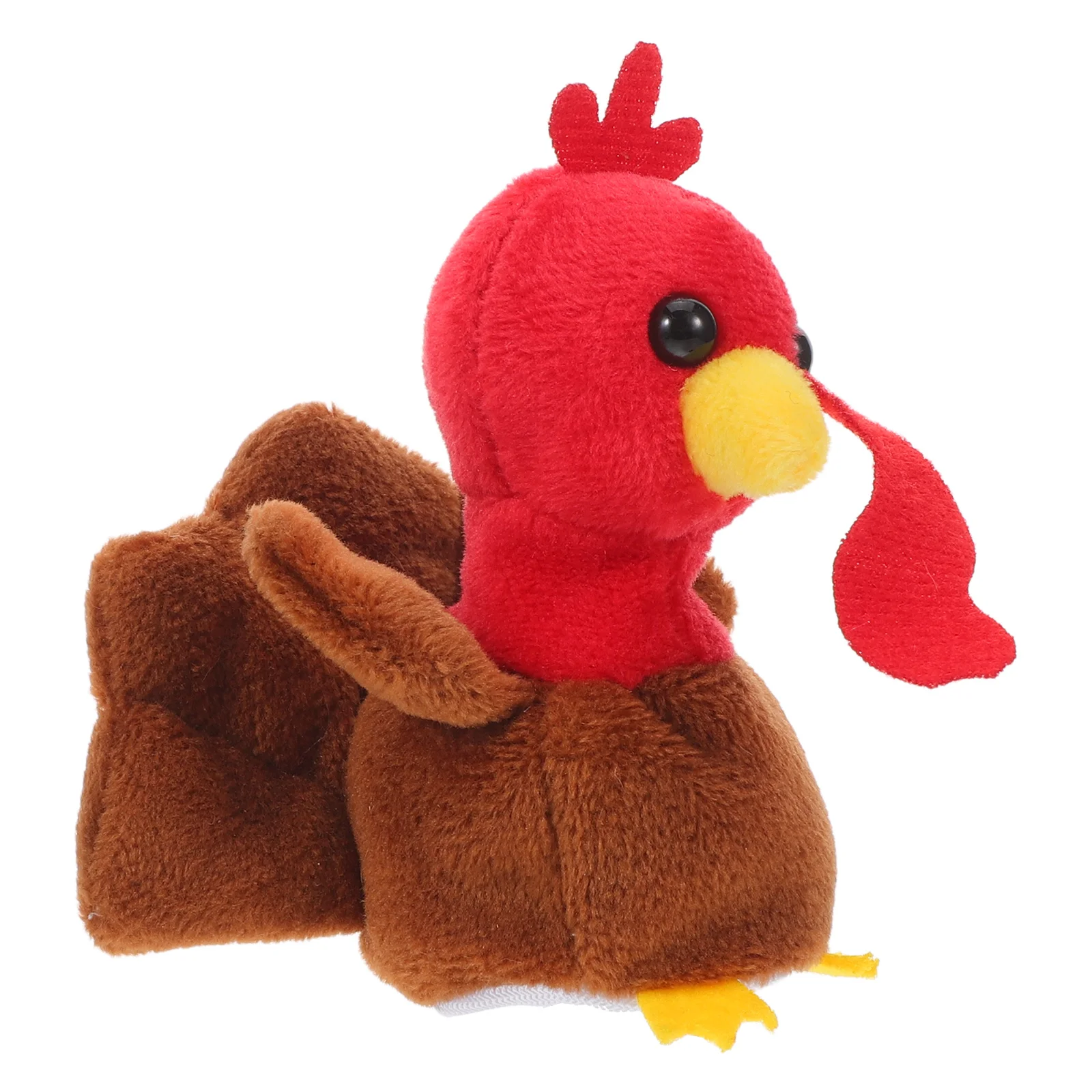 Soft Turkey Finger Puppet Kids Animal Storytelling Plaything Classroom Role Play Holiday Decoration Finger Puppet