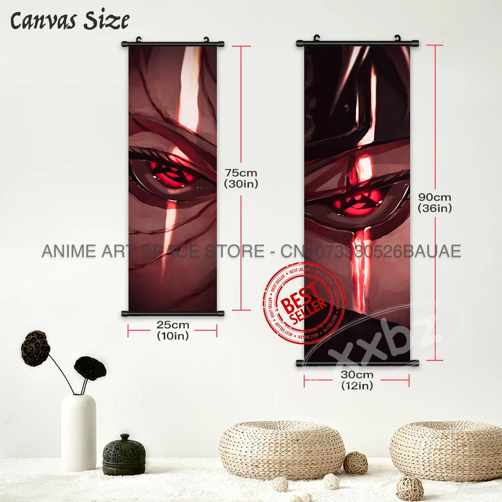 Naruto Hanging Painting Anime Poster Home Decoration Canvas Gaara Scroll Pictures Wall Art Haruno Sakura Bedside Background Cafe video game poster