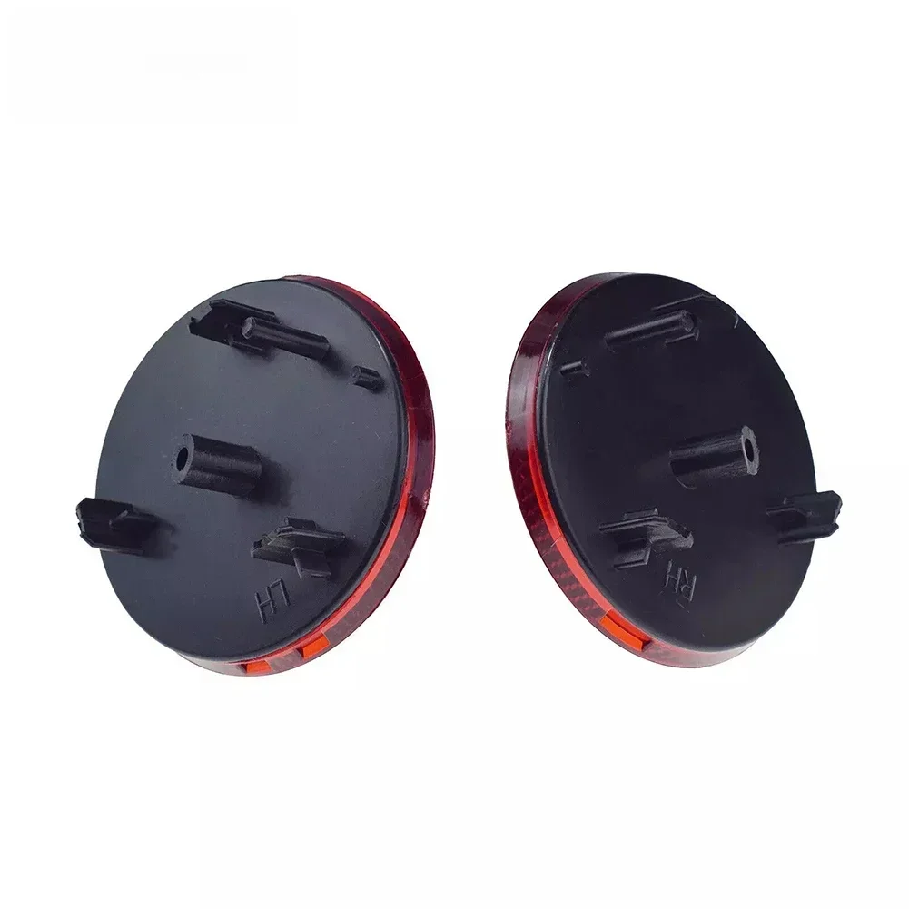 Rear Bumper Round Reflectors for Nissan QASHQAI 2007-2015 Red Color ABS Material OE Compatible 26561JE20A 26560JE20A