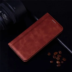 Leather Flip Wallet Phone Case - Elegant Business Book Cover s - Pixel 10A (Brown)