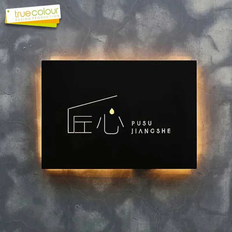 Custom  Custom Advertising Light Box Frame Display Board Rectangular Acrylic Sign Led Lightbox 3D Letter Signboard Outdoor Solar