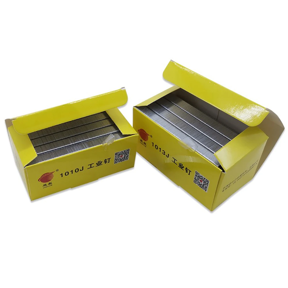 Furniture Staples 5000pcs/box 20GA Crown Staples Length 10mm/13mm/22mm Upholstery U-type Nails for 1022J/013J/1010J Air Furniture Stapler