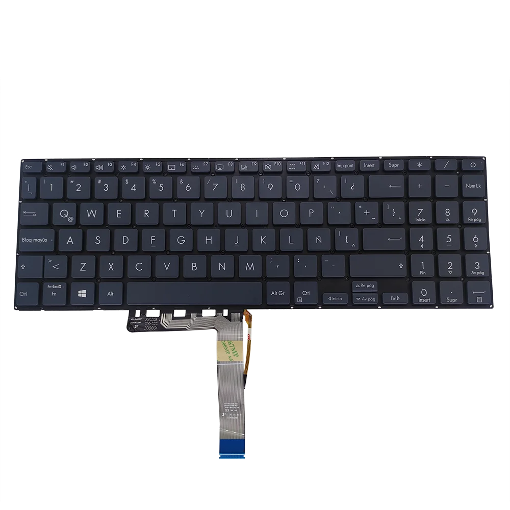 Teclado Latino Retroiluminado para Asus Zenbook Pro 15 Ux535 Ux535lh Ux535qe la Teclado Espanhol Laptop pc Parts - Imagem 4