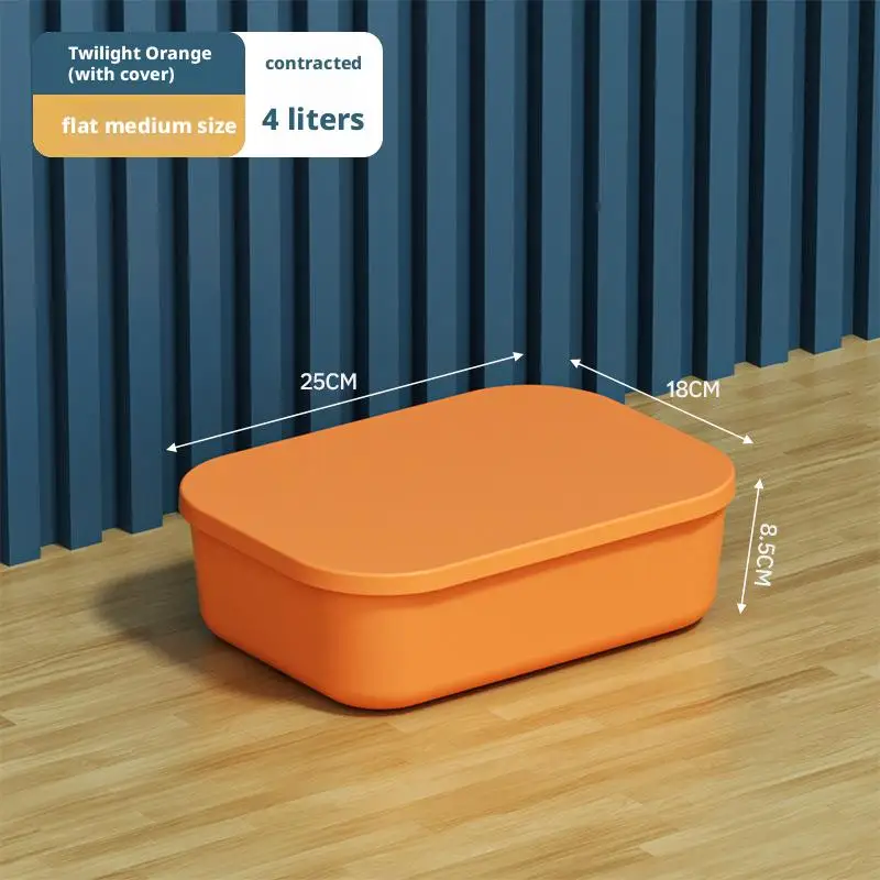 Plastik Saklama Kutusu Masaüstü Düzenleme Saklama Sepeti Makyaj Oyuncakları Çeşitli Eşyalar Organizasyon Kabı Renkli Masaüstü İstiflenebilir Sepet