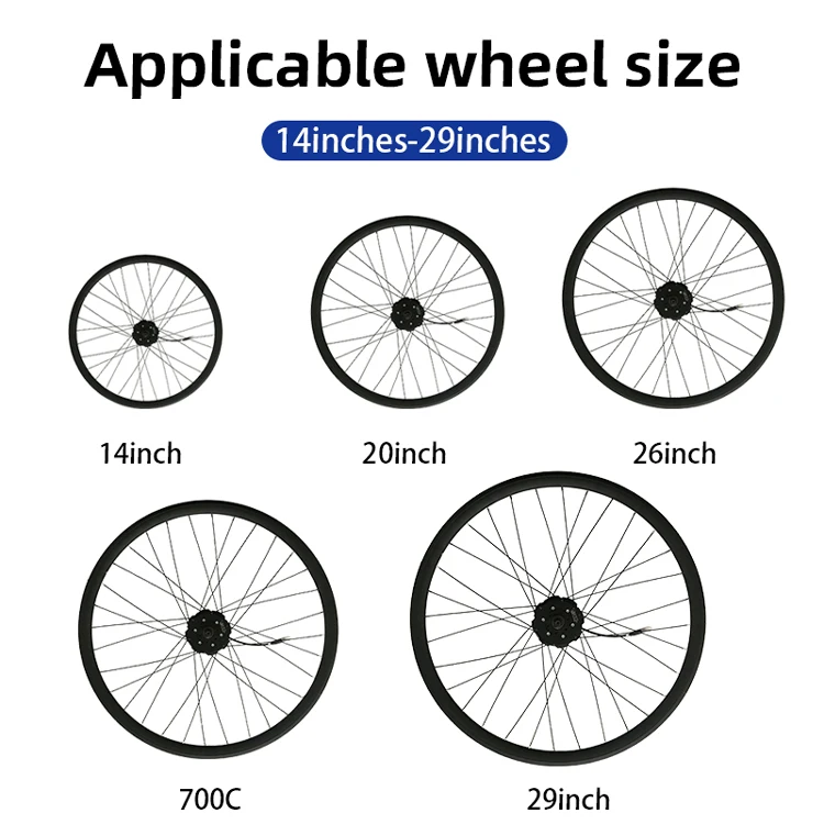 P160 Rear All in One Motor with Built in Battery ControllerSensor inside for Electric Bicycle Conversion New Product 400W