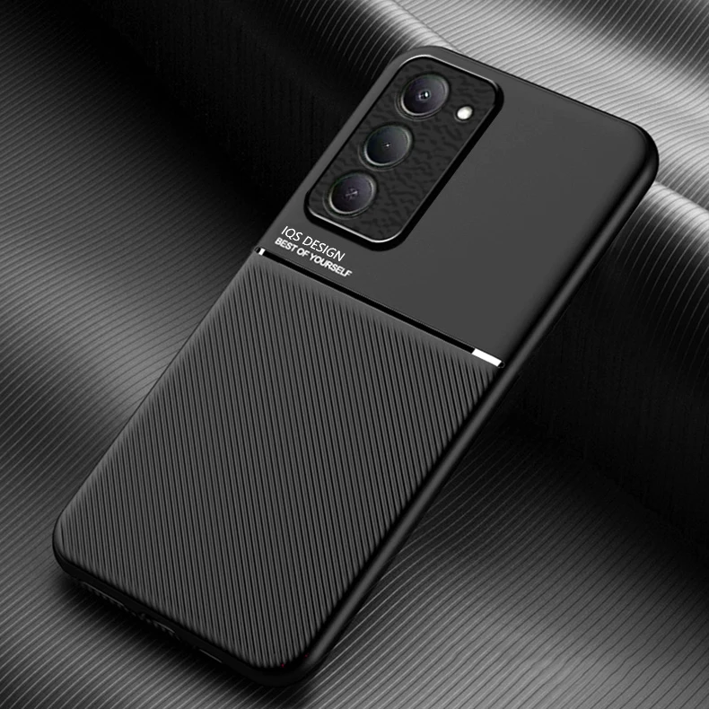 Enhanced Magnetic Soft Matte Silicone Case - Full Coverage Anti-Fingerprint Protector TPU Shell