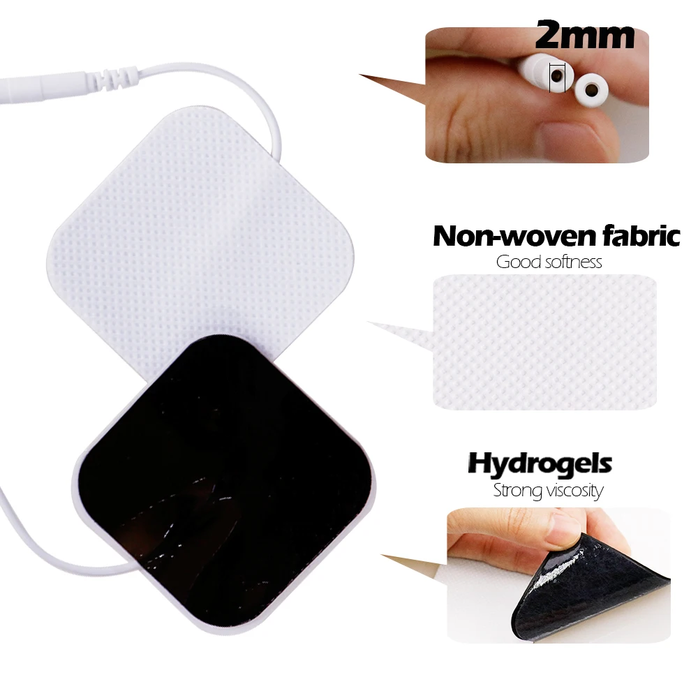 5x5cm Self Adhesives Electrostimulation Patches Tens Electrode