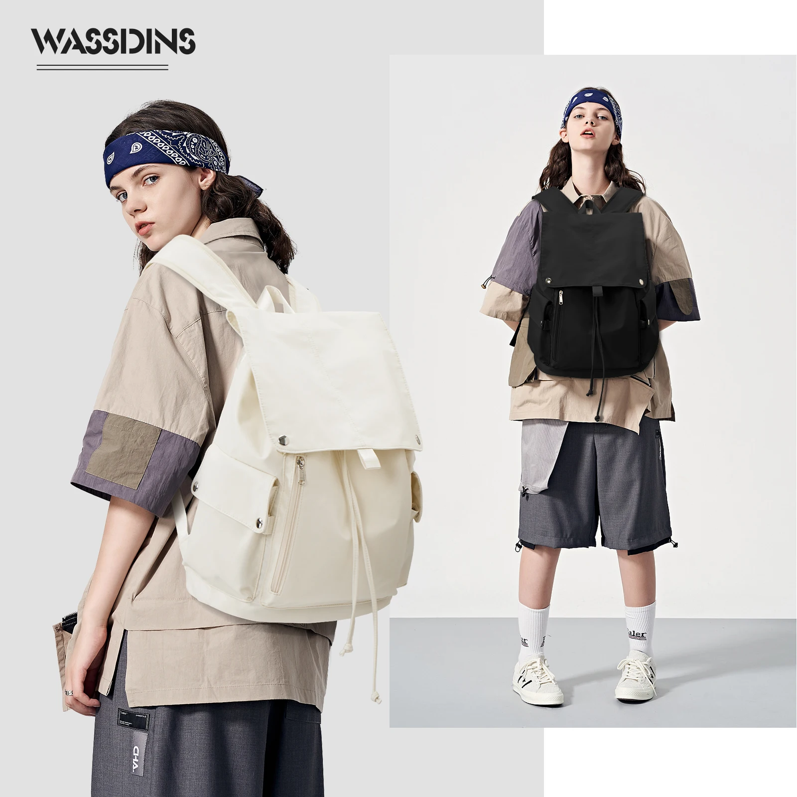 Versatile Lightweight Women's Backpack Stylish Simple,Suitable for High School And College Students Bags, Women Laptops Backpack