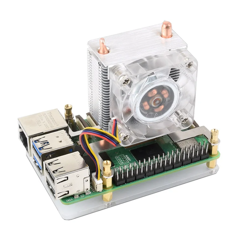 Raspberry Pi 5 ICE Ÿ,   RGB ǳ, Pi 5 CPU , U  Ʃ 