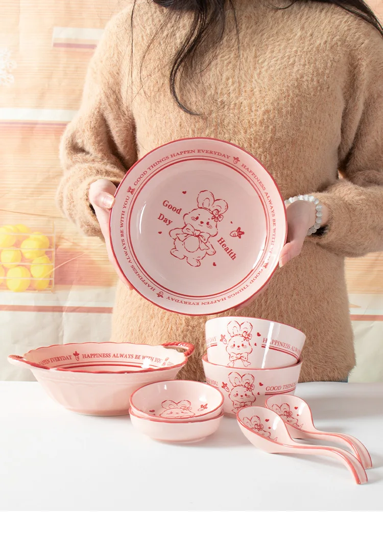 LE CREUSET ハート型セラミック食器セット 4点 Le Creuset 食器 皿