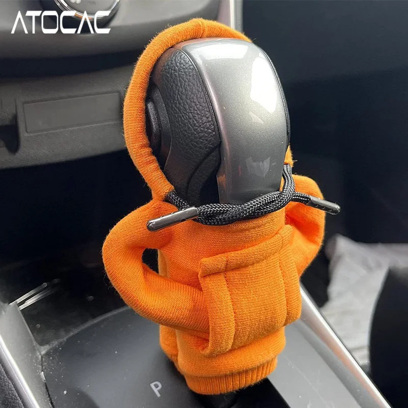Hoodie Shift Knob Cover Shifter Handle Manual Automatics Cars Gear
