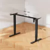 Electric Stand up Desk Frame Height Adjustable Table Legs Sit Stand Desk Frame Up to 47.2" Ergonomic Standing Desk Base 6