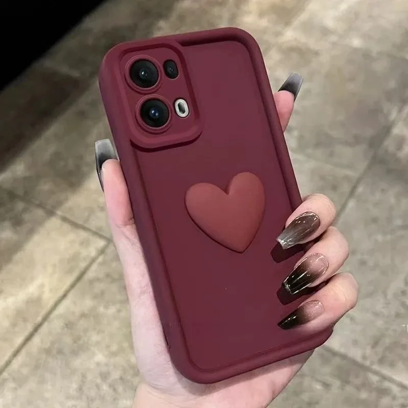 Luxury Cute 3D Love Heart Phone Case Cover