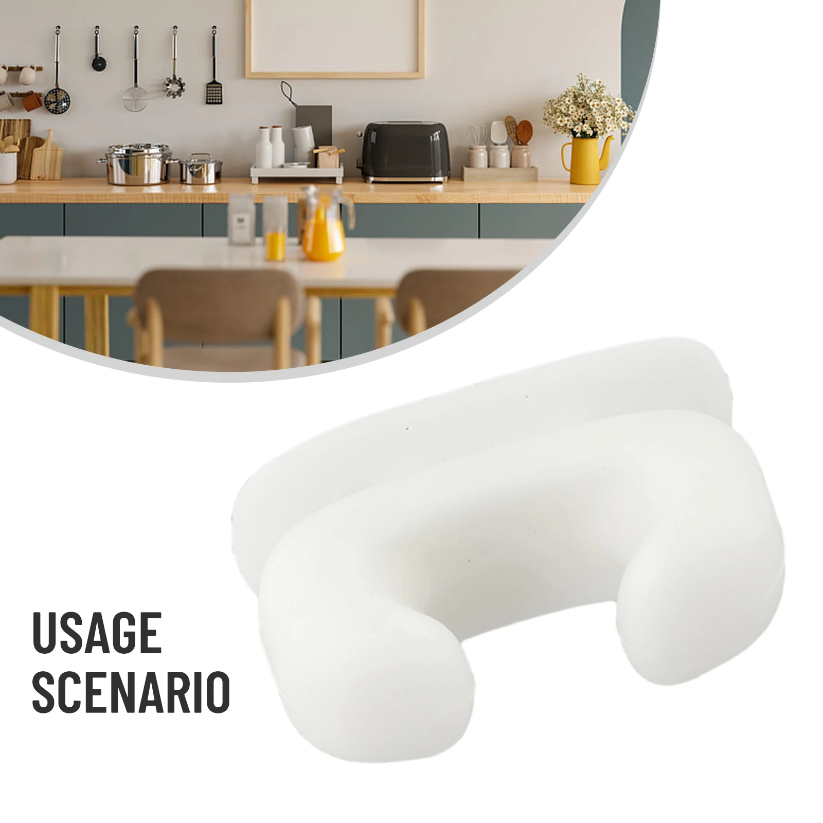 

Удобная стойка для хранения рисовых совок, компактный дизайн, для организации кухни, идеально подходит для крышек кастрюль и кухонной утвари