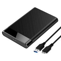 High-Speed USB 3.0 External Hard Drive Enclosure 2.5 SATA SSD/HDD Case (USB-Micro)