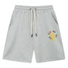 Crowe Shorts Women's Alphabet Printed Cross Five-point Pants Casual Pants Men's Wear Handsome Loose Pure Cotton Breathable 3