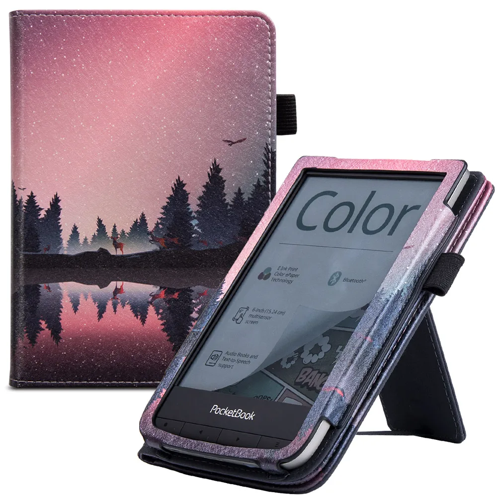 Case for Vivlio InkPad 3/InkPad 3 Pro/InkPad 3 Color e-Reader - Premium  Protective Cover with Stand/Hand Strap/Auto Sleep Wake