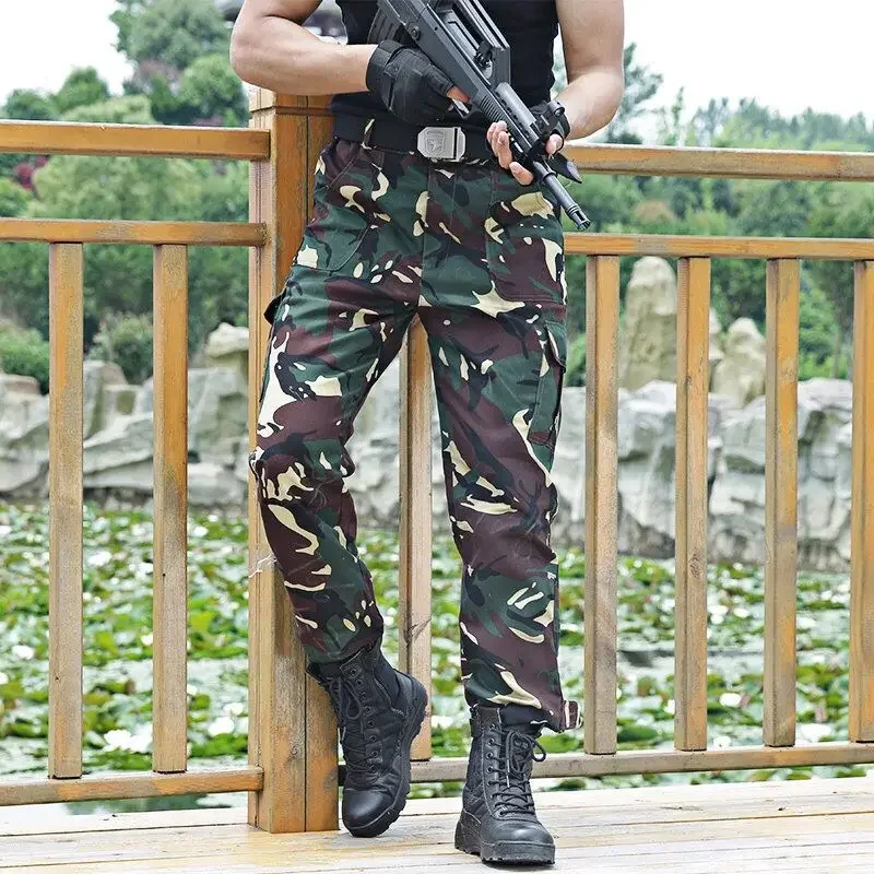 Python Cargos Tactical-Cargo-Pants-Men-Black-Python-Camouflage-Hiking-Pants-Working ...