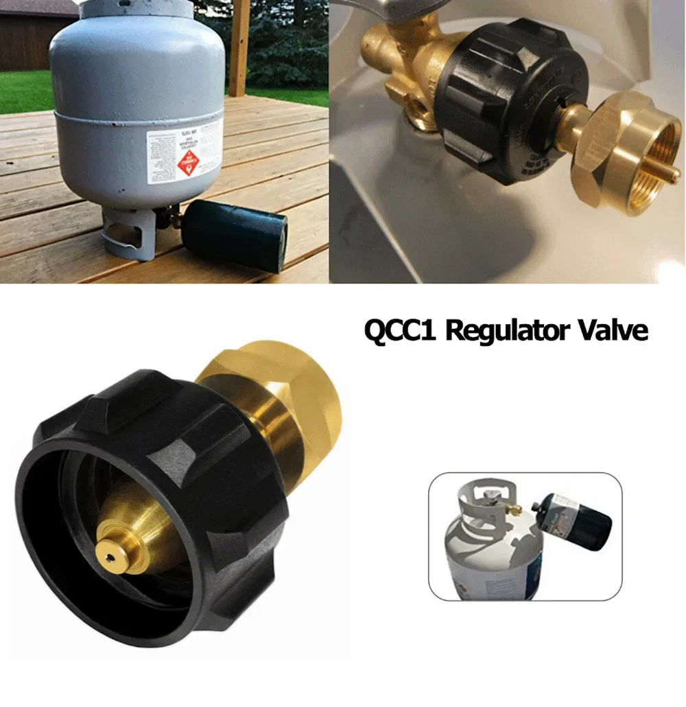 PropaneQCC1BottleRefillAdapterKitSmallCylinderProperEasyToolsSealToolsKitchen