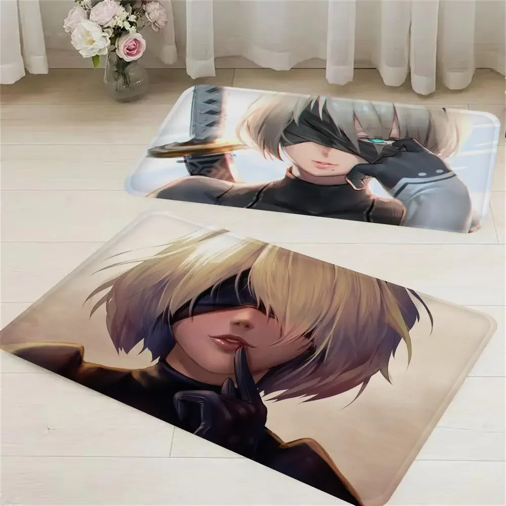 

Nier Automata Floor Mat Room Mats Washable Non-Slip Living Room Sofa Chairs Area Mat Kitchen Alfombra