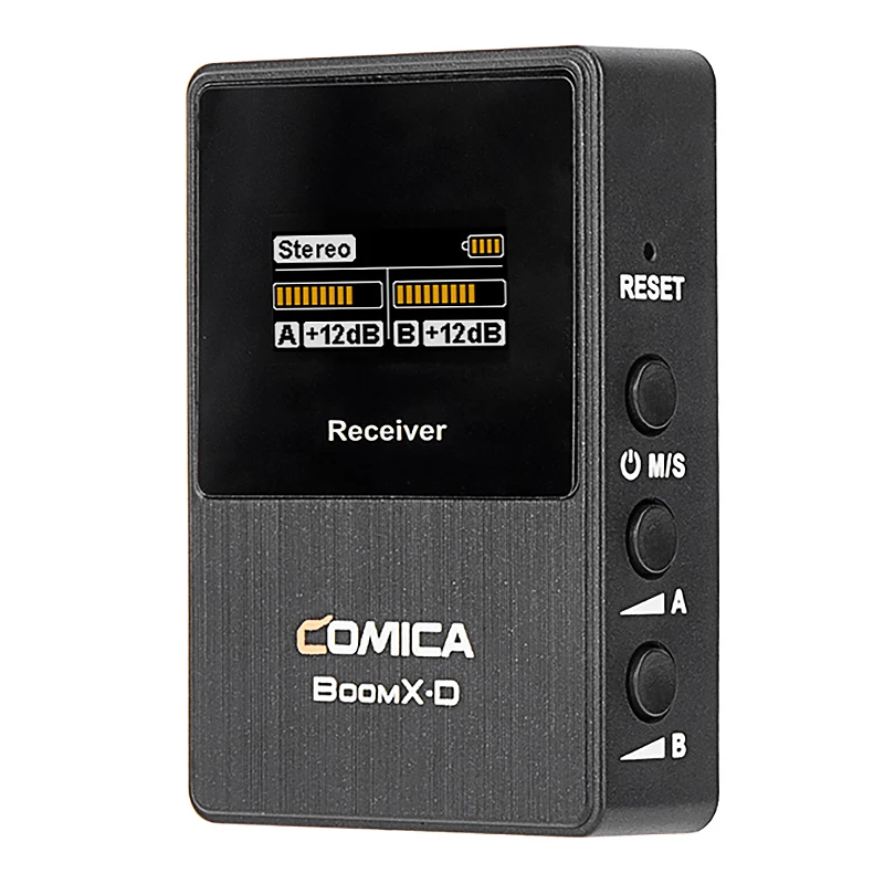 

Цифровой беспроводной приемник COMICA BoomX-D RX 2,4G, микрофонная система, петличный микрофон, для смартфона/мини-однообъективной/однообъективной зеркальной камеры