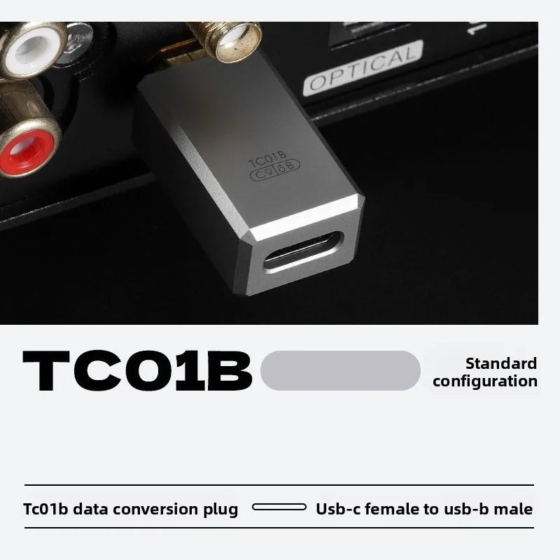 ddHiFi TC01B/TC01BF용 ZHIO 휴대폰 컴퓨터 디코더 USB-C 및 USB-B 상호 변환 OTG 플러그