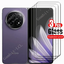 Premium 3 - Pack 9H HD Tempered Glass Screen Protectors - Ultra Clear & Durable Cover Film - Tempered glass (For OPPO Find N5)