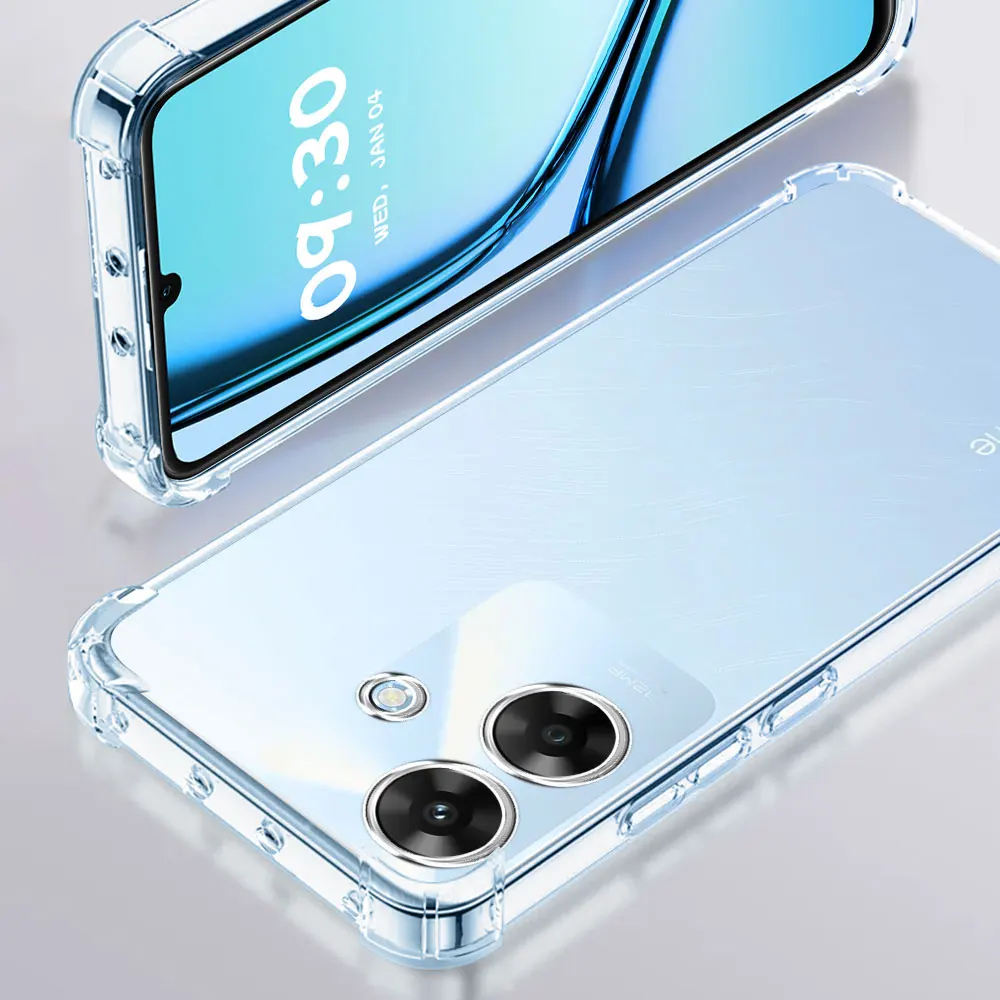Shockproof Clear Soft Silicone Phone Case
