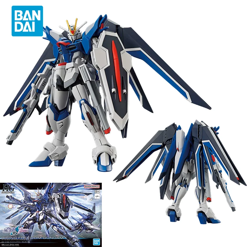 

Spot Direct Delivery Bandai Original Anime GUNDAM Model HG 1/144 RISING FREEDOM GUNDAM Action Figure Assembly Toys For Children