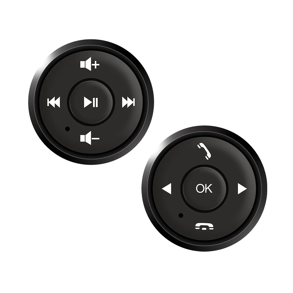 Car Steering Wheel Wireless Remote Control Button 10 Keys for DVD Player Radio GPS Navigation Multi-function Switch Button Wireless Remote Control Wireless Remote Controller Steering Wheel Remote Control Wireless Media Remote Wireless Media Controller Media Remote Controller