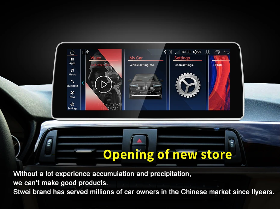 Qualcomm Snapdragon665 12.3 inch Android13 Carplay For BMW 3 Series F30 F31 F34