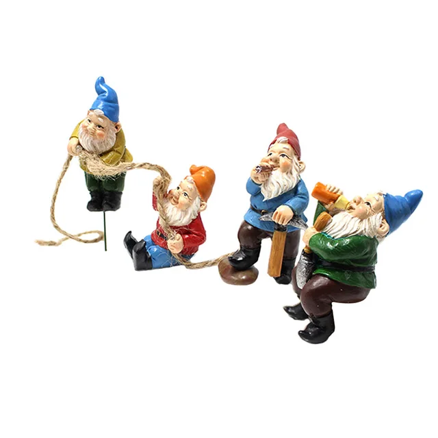 Törpe Virág Elrendezés Gyanta Kézműves Kerti Díszítés Tündér Dekorációk Dekoráció Jelenet Prop Mikro-Landscape - Image 2