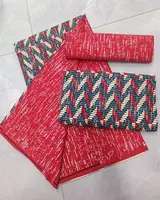 Tissu pagne africain en cire véritable le plus populaire pour robe de soirée, 100 % coton, style nigérian, haute qualité, Ankara Kente, imprimé doré 2