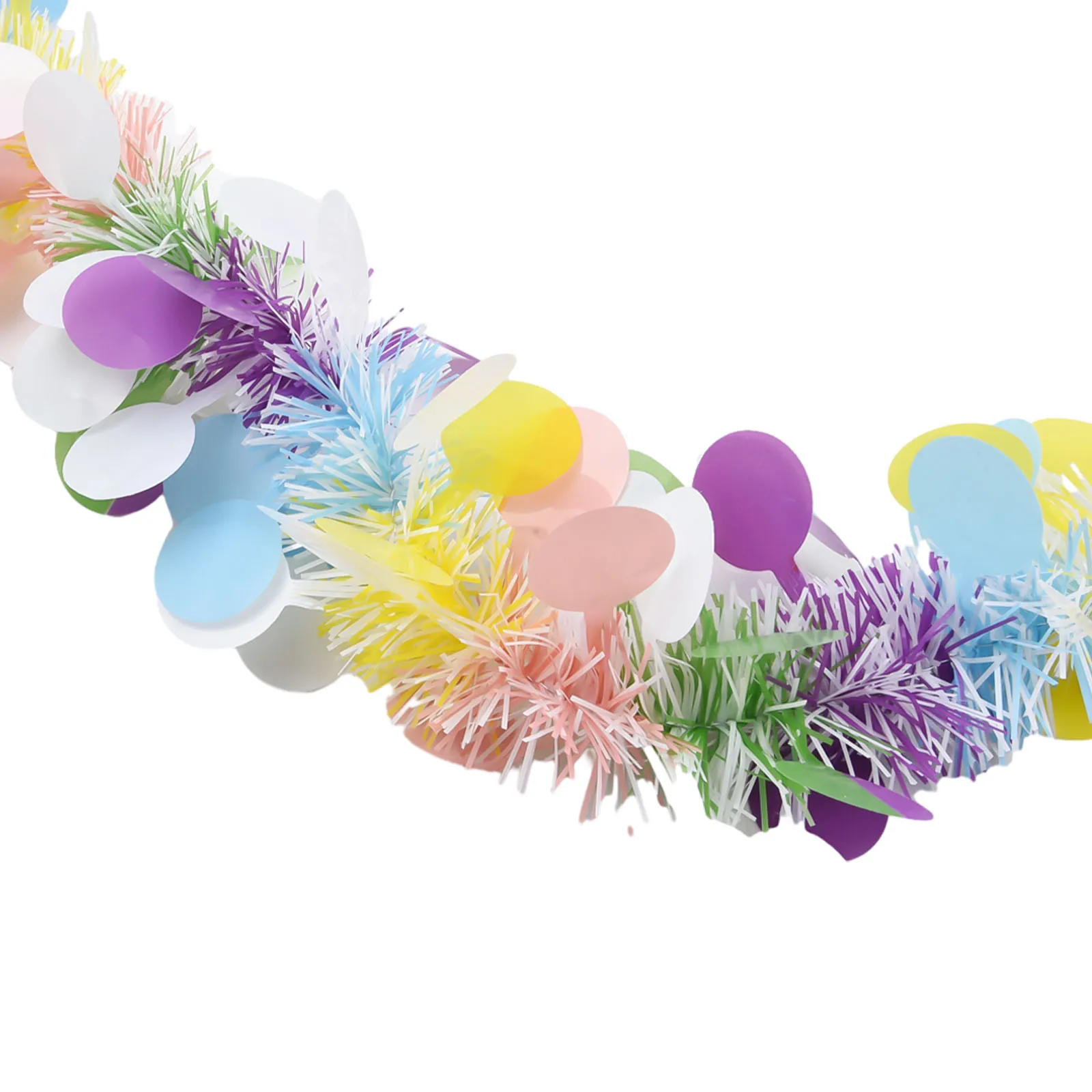

Easter Tinsel Garland Tree Decoration Wall Pendant Home Fireplace Office Door Frame Garden Easter Day Party Ornaments 8.5cm X2m