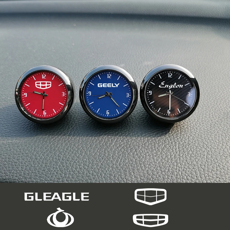 Car Clock electronic quartz Watch Dashboard interior Decoration For Geely Coolray Tugella GC6 Icon MK Lynk CO Uliou Atlas englon |