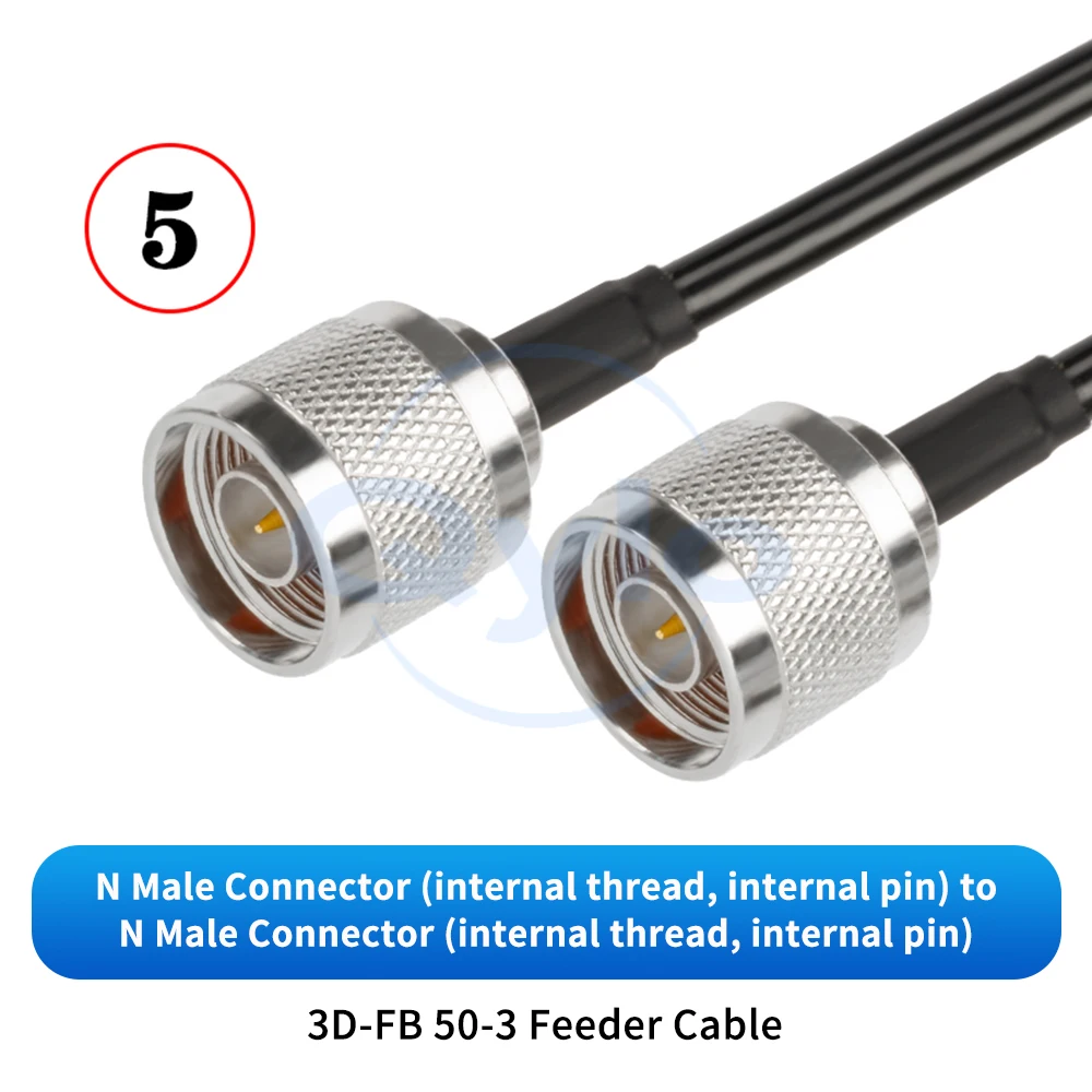 N-zu-F-Adapterkabel, N-Stecker/Buchse auf F-Stecker/Buchse, imperiales Adapterkabel, Verlängerungskabel, HF-Antenne (1 Stück) – Detail 10