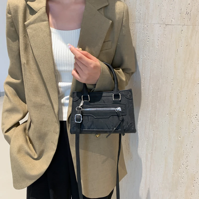 Luxury Mini Tote Bag for Women Designer Handbag Purse Retro Shoulder Crossbody Bags Female Top Handle Clutch Bag Commuter Bag