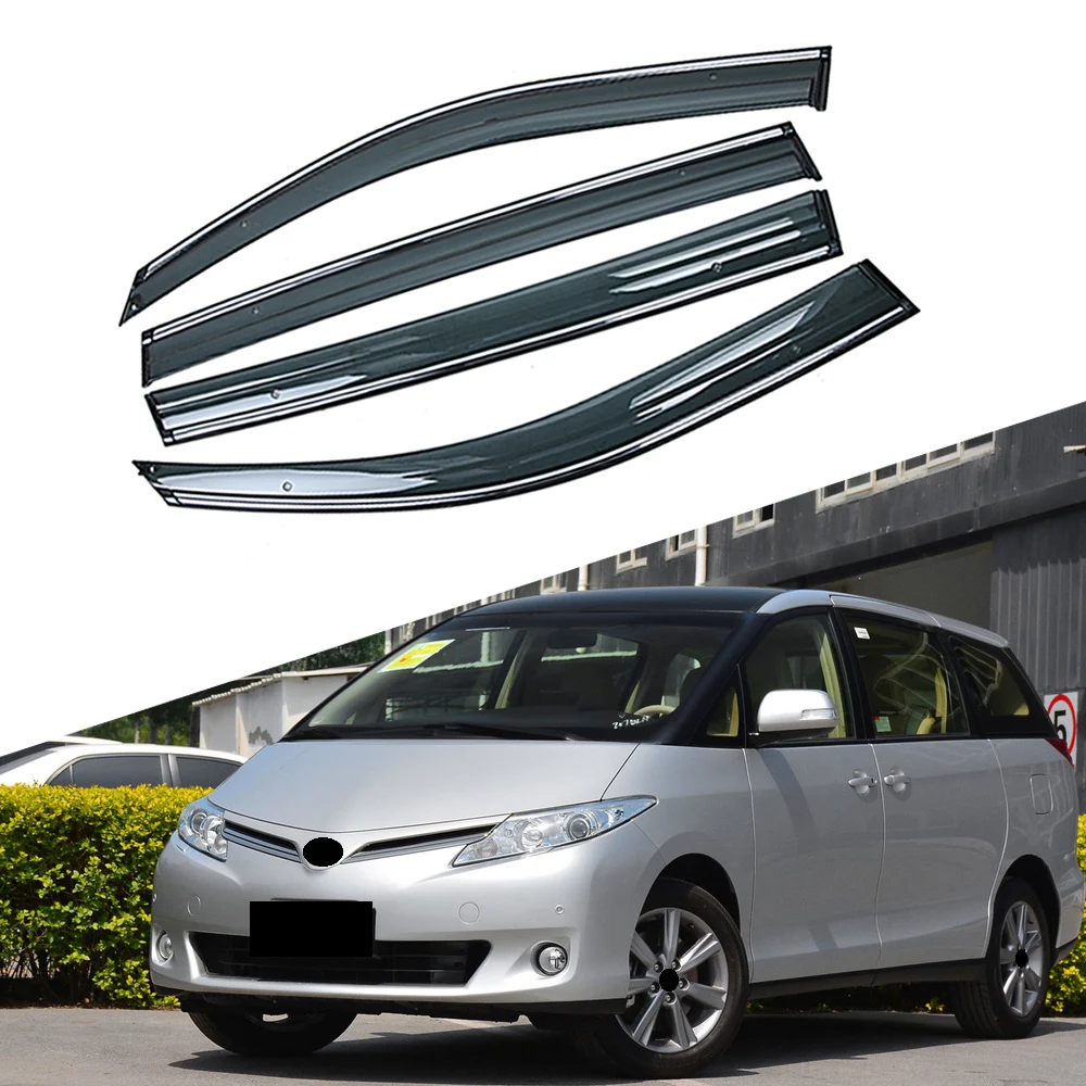 

Для TOYOTA Previa III R2 R5 2005-2019 автомобильный солнцезащитный козырек от дождя и солнца защитный чехол накладка наклейка на рамку